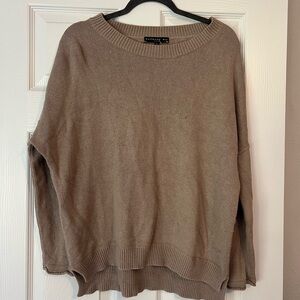 Barbara Bui Taupe Crew Neck Sweater